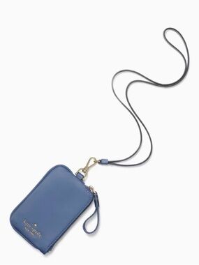 Kate Spade Blue Stoneblue Chelsea Card Wallet